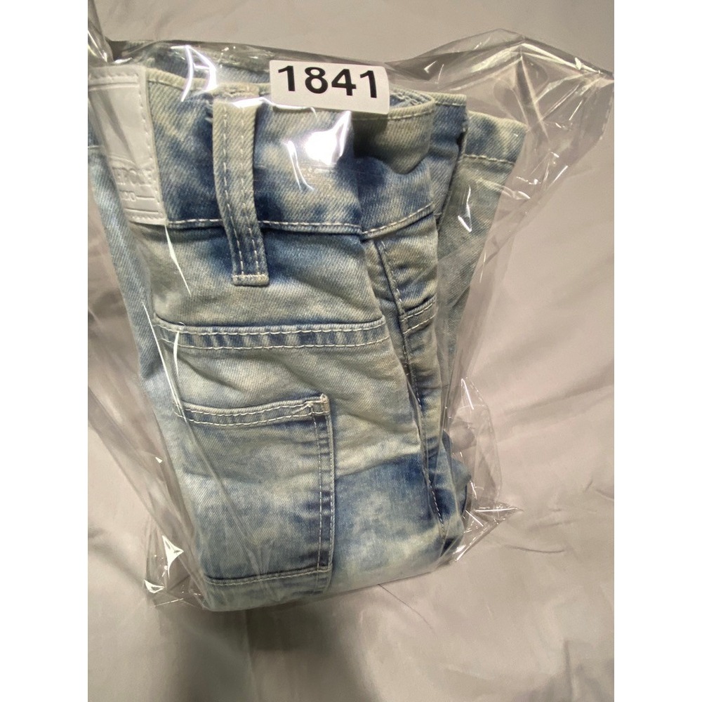 Southpole Mens Slim Fit Acid Wash 12" Denim Shorts Light Blue Size 34 Y2K - Picture 12 of 12